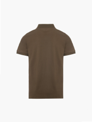 Áo Polo Modal In Logo M Form Slimfit PO157 Màu Nâu