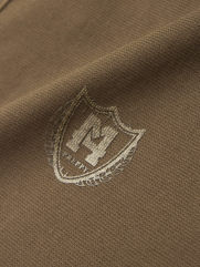 Áo Polo Modal In Logo M Form Slimfit PO157 Màu Nâu