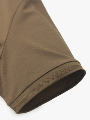 Áo Polo Modal In Logo M Form Slimfit PO157 Màu Nâu