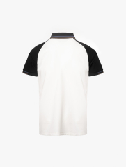 Áo Polo Rayon Bo Sọc Form Slimfit PO161 Màu Trắng