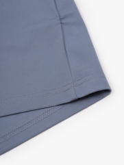 Áo Polo Rayon Bo Sọc Form Slimfit PO161 Màu Xanh Đá