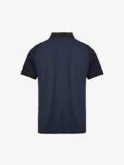 Áo Polo Rayon Nanh Sói Form Slimfit PO162 Màu Xanh Đen