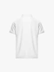 Áo Polo Rayon Phối 2 Sọc Ở Vai Form Regular PO158 Màu Trắng