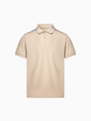 Áo Polo Rayon Phối 2 Sọc Ở Vai Form Regular PO158 Màu Be