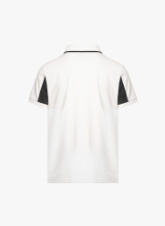 Áo Polo Rayon Rã Phối In Logo M Form Regular PO163 Màu Trắng