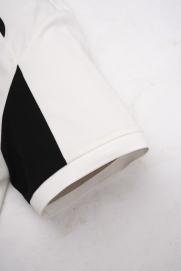 Áo Polo Rayon Rã Phối In Logo M Form Regular PO163 Màu Trắng