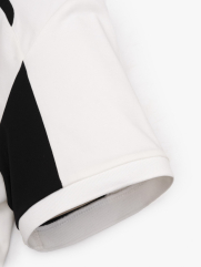 Áo Polo Rayon Rã Phối In Logo M Form Regular PO163 Màu Trắng