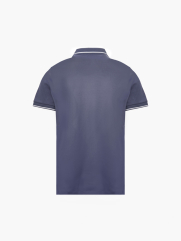 Áo Polo Thêu Bánh Lái 4M Form Slimfit PO156 Màu Xanh Đen