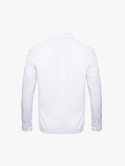 Áo Sơ Mi Caro Hạn Chế Nhăn Wrinkle X Thêu Logo M Ở Ngực Form Slimfit SM175 Caro Xanh Biển