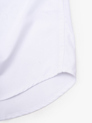 Áo Sơ Mi Diễu Ly Hạn Chế Nhăn Wrinkle X Thêu Peakhour Form Slimfit SM187 Màu Trắng