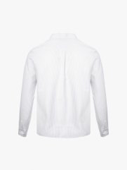 Áo Sơ Mi Sọc Hạn Chế Nhăn Wrinkle X Thêu Chữ M Form Tailored SM177 Sọc Đen