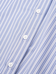 Áo Sơ Mi Sọc Hạn Chế Nhăn Wrinkle X Thêu Chữ Peak Hour Form Slimfit SM176