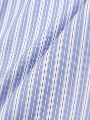 Áo Sơ Mi Sọc Hạn Chế Nhăn Wrinkle X Thêu Chữ Peak Hour Form Slimfit SM176