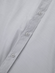 Áo Sơ Mi Sọc Hạn Chế Nhăn Wrinkle X Thêu M Ở Túi Form Slimfit SM174 Sọc Đen