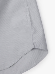 Áo Sơ Mi Sọc Hạn Chế Nhăn Wrinkle X Thêu M Ở Túi Form Slimfit SM174 Sọc Đen