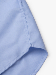 Áo Sơ Mi Trơn Hạn Chế Nhăn Wrinkle X Thêu Peakhour Form Slimfit SM181 Màu Xanh Biển