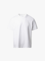 Áo Thun In Chữ Just Be Cool Form Regular AT169 Màu Trắng