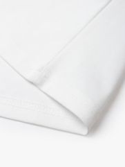 Áo Thun In Chữ Just Be Cool Form Regular AT169 Màu Trắng