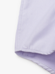 Áo Sơ Mi Sọc Thêu Huy Hiệu M Form Tailored SM180 Sọc Tím