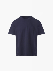 Áo Thun In Chữ Just Be Cool Form Regular AT169 Màu Xanh Đen