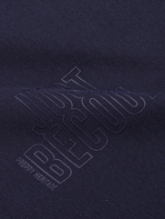 Áo Thun In Chữ Just Be Cool Form Regular AT169 Màu Xanh Đen