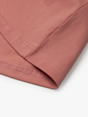 Áo Thun In Logo Bãi Biển Form Slimfit AT170 Màu Hồng