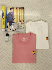 Áo Thun In Logo Bãi Biển Form Slimfit AT170 Màu Hồng