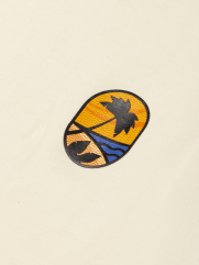 Áo Thun In Logo Bãi Biển Form Slimfit AT170 Màu Trắng