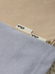 Áo Thun Wash Loang In Chữ Hopeless Dream Form Regular AT172 Màu Be