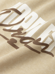 Áo Thun Wash Loang In Chữ Hopeless Dream Form Regular AT172 Màu Be