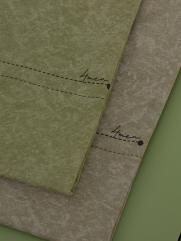 Áo Thun Wash Loang In Hình Lốc Xoáy Form Relax AT173 Màu Rêu