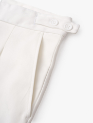 Quần Tây Sidetab Hai Bên Slimfit Trơn QT067 Màu Trắng