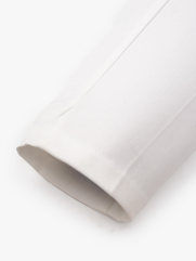 Quần Tây Sidetab Hai Bên Slimfit Trơn QT067 Màu Trắng