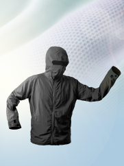 Áo Khoác Dù Chống Nắng UV-PROX 1 Lớp Trơn Form Regular AK072 Màu Đen