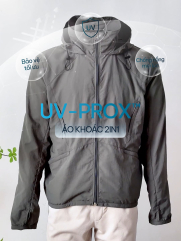 Áo Khoác Dù Chống Nắng UV-PROX Trơn Form Regular AK074 Màu Rêu