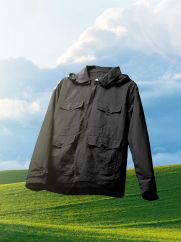 Áo Khoác Dù Chống Nắng UV-PROX Túi Hộp Form Regular AK073 Màu Đen