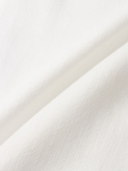 Áo Sơ Mi Linen Trắng Thêu Hình Mỏ Neo 4M Form Regular SM184 Màu Trắng