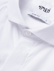 Áo Sơ Mi Tay Dài Vải Bamboo Thêu Chữ Liberty M Form Slimfit SM188