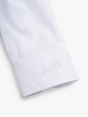 Áo Sơ Mi Tay Dài Vải Bamboo Thêu Chữ Liberty M Form Slimfit SM188