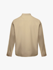 Áo Sơ Mi Trơn Tay Dài SM088 Màu Be