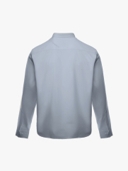 Áo Sơ Mi Trơn Tay Dài SM088 Màu Xám
