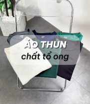 Áo Thun Rã Vai Thêu Chữ Ký 4MEN Ở Ngực Form Regular AT154 Màu Xám Xanh