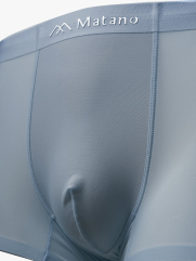 Quần Boxer Lụa Băng Basic QL065 Màu Xanh Biển