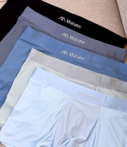 Quần Boxer Lụa Băng Basic QL065 Màu Đen