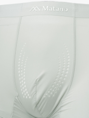 Quần Boxer Lụa Băng Đục Lỗ Thoáng Khí QL067 Màu Xám Nhạt