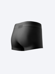 Quần Boxer Lụa Băng Đục Lỗ Thoáng Khí QL067 Màu Đen