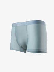 Quần Boxer Lụa Băng Thông Hơi QL066 Màu Xanh Đá