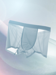 Quần Boxer Lụa Băng Thông Hơi QL066 Màu Xám Đậm