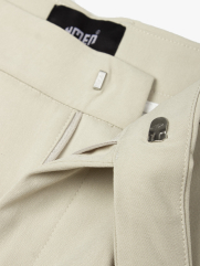 Quần Short Linen Xếp Ly Form Straight QS070 Màu Be Nhạt