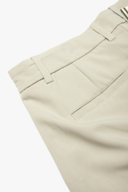 Quần Short Linen Xếp Ly Form Straight QS070 Màu Be Nhạt